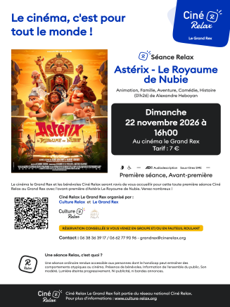 ASTÉRIX - LE ROYAUME DE NUBIE (CINÉ RELAX)